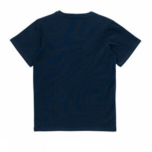 Polera Manga Corta Niño Bubblegummers Castaño Azúl Teens
