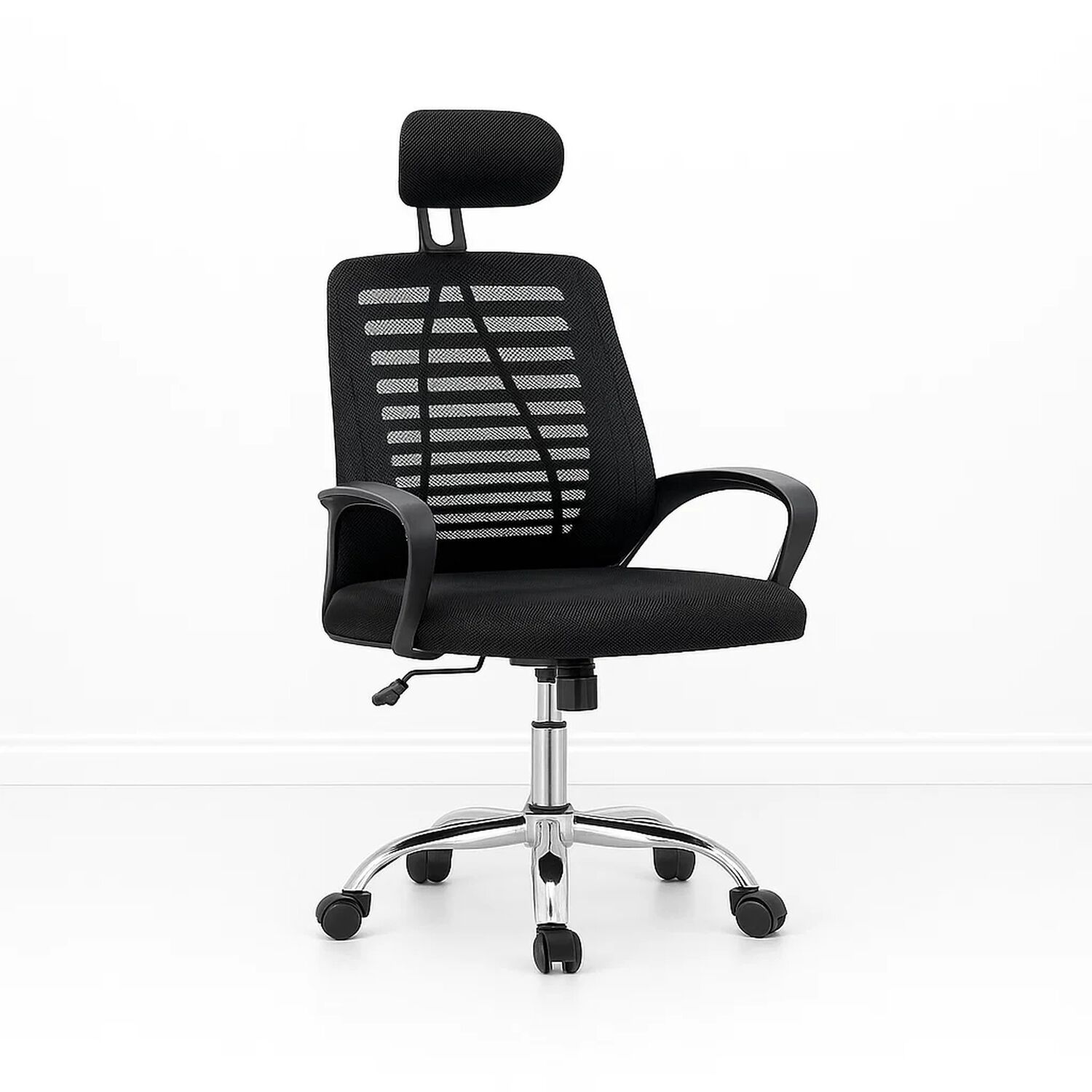 Silla De Oficina Ergos Ergon&oacute;mica Con Cabeza - Negra image number 0.0