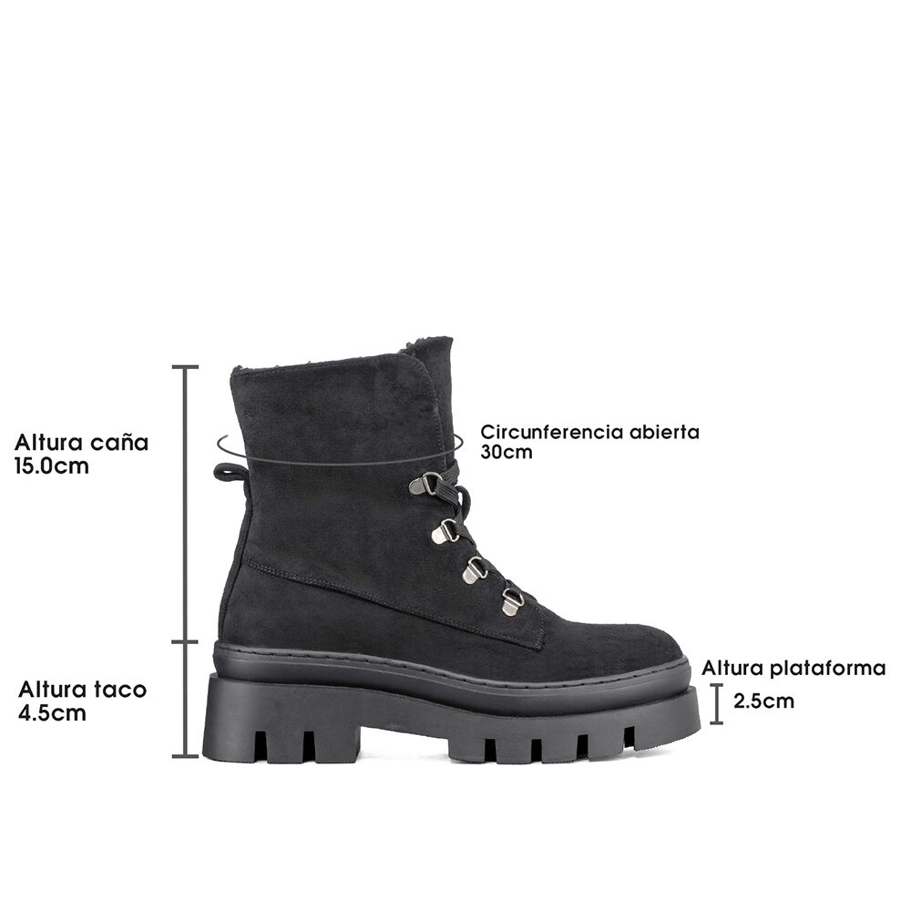 Botin Casual Mujer Plataforma Vintage Weide Hx503 image number 6.0