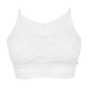 Top Encaje Recogido Blanco 2rios