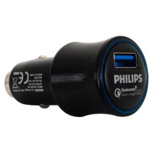 Cargador Para Automovil Usb 12v 3a Negro Dlp2552q