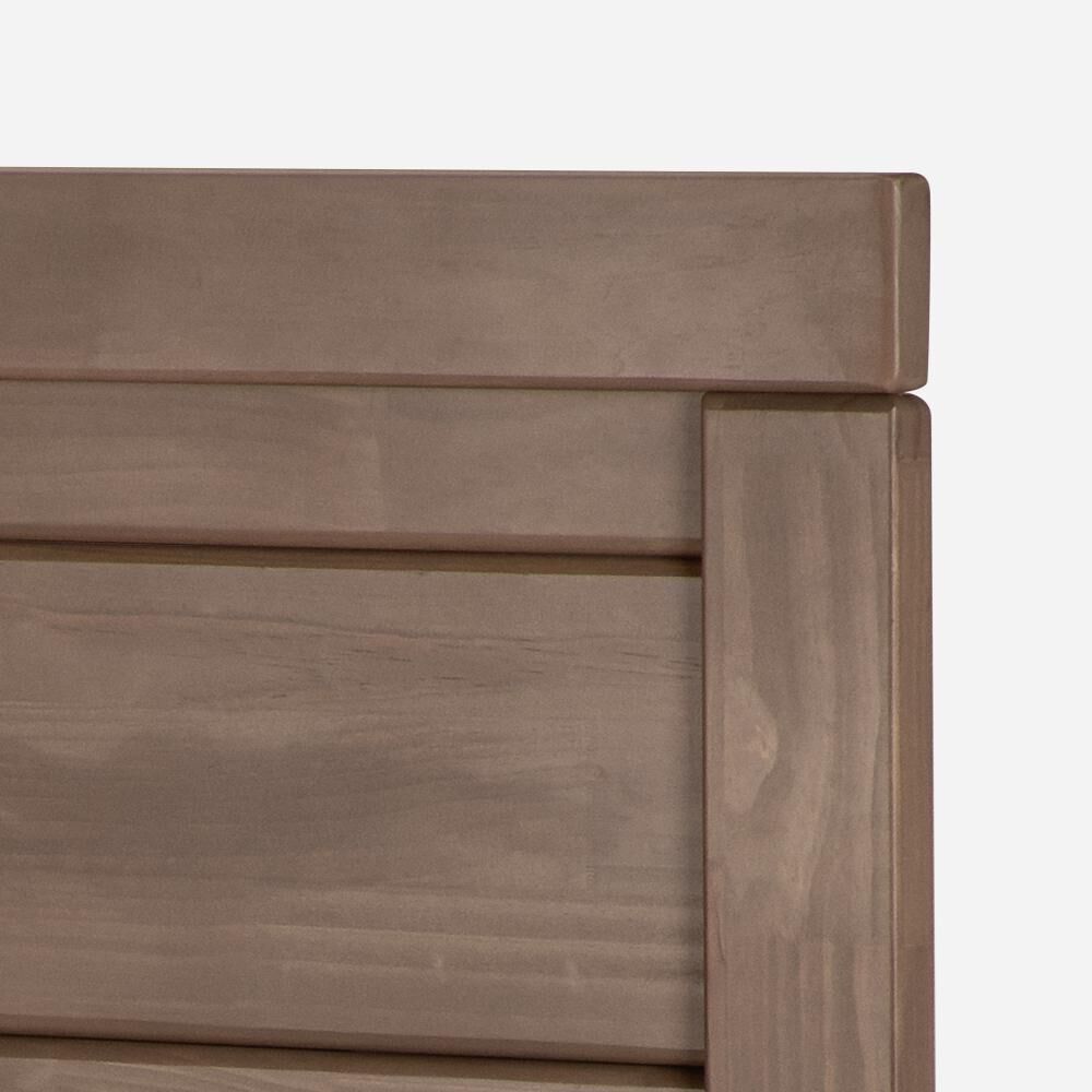 Cama Europea Rosen Pratta / 2 Plazas / Base Dividida + Set De Maderas Sicilia + Cómoda Harland image number 2.0