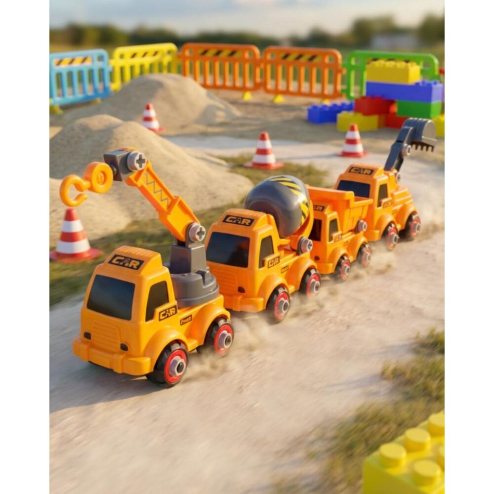 Set 4 Camiones De Construccion image number 7.0