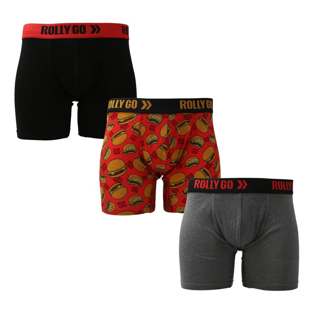 Pack Boxer Boxer Unisex Rolly Go / 3 Unidades image number 0.0
