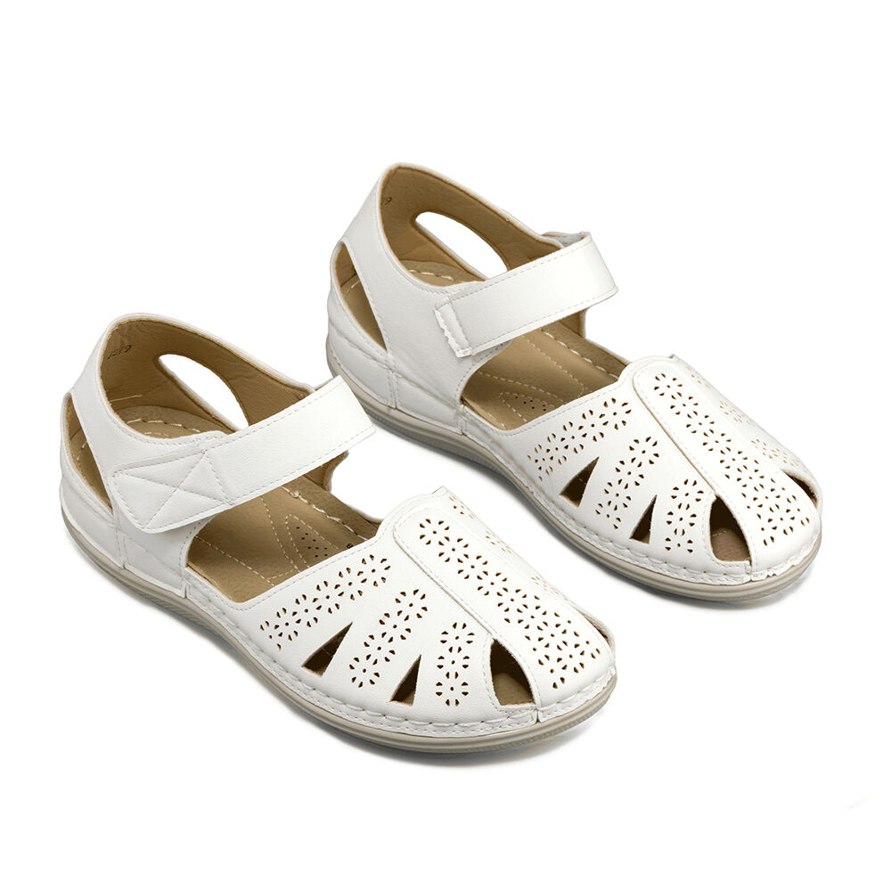 Sandalia Casual Vintage Velcro Soft Mujer Weide Js79 image number 5.0