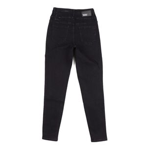 Jeans Pretina Alta Con Botones Skinny Mujer Freedom