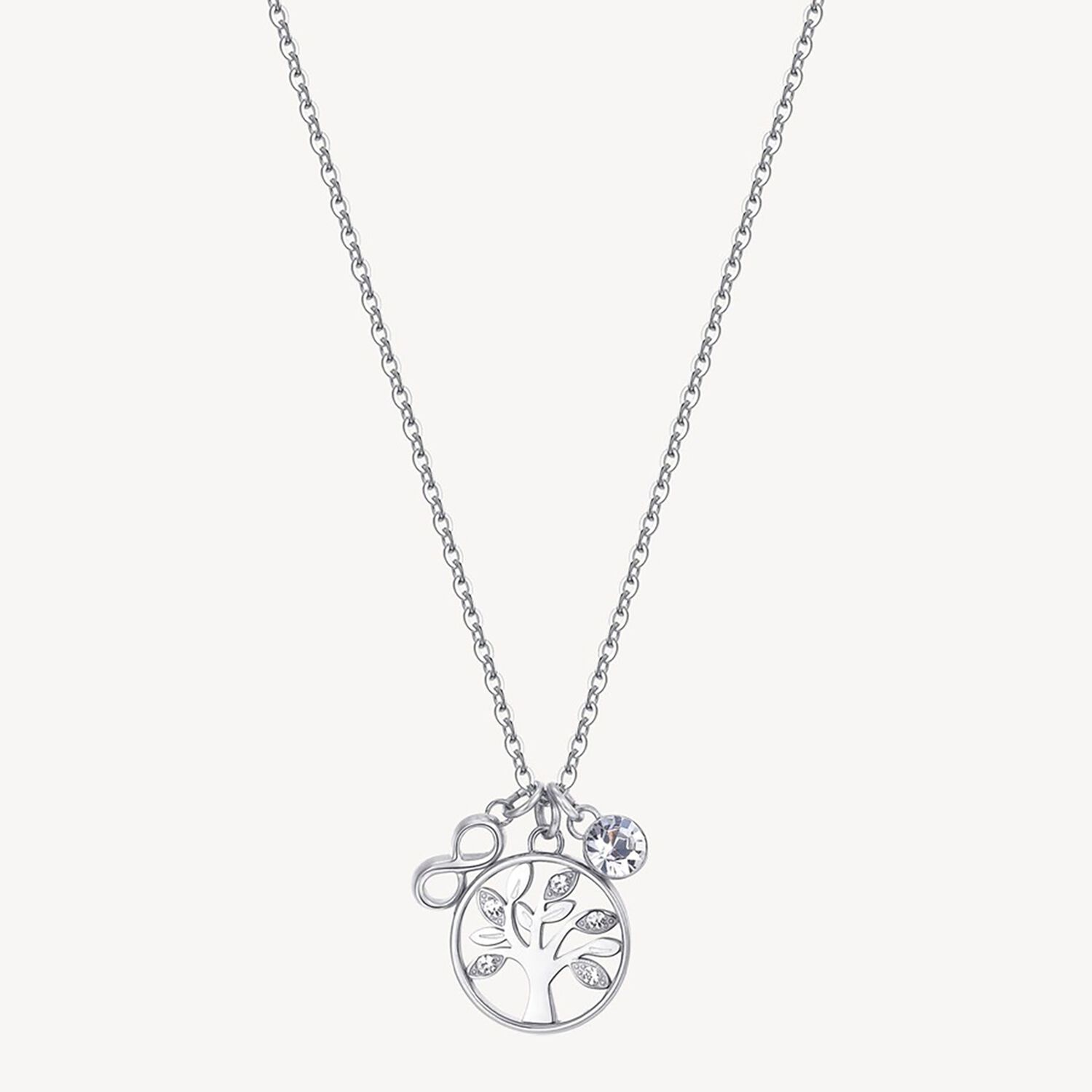 Collar Brosway Bhkl01 Plateado Mujer image number 0.0