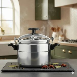 Olla A Presion De Aluminio 6 Litros Modelo Veloce Marca Dc