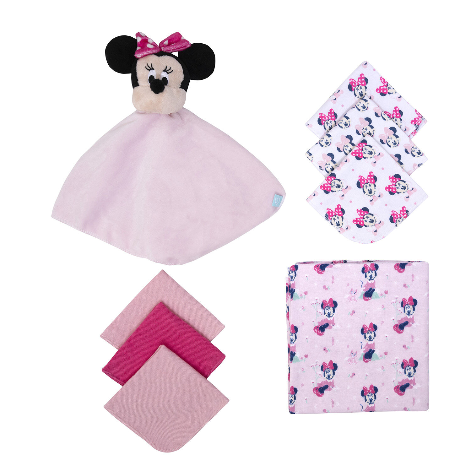 Set 8 Piezas Baby Gift Rosado Minnie Gato Ni&ntilde;a image number 1.0