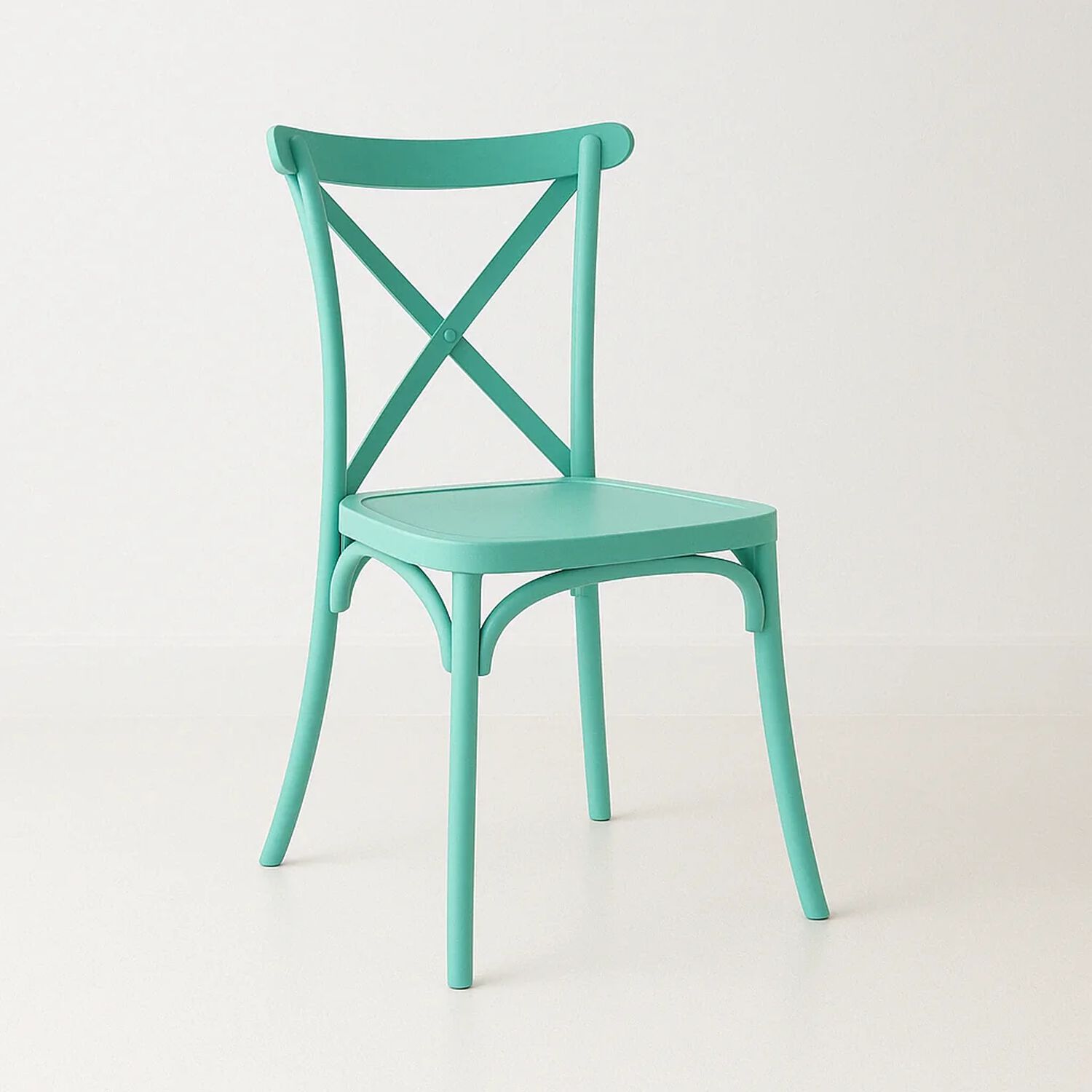 Silla Crossback Danubio De Terraza Exterior O Comedor - Menta image number 0.0
