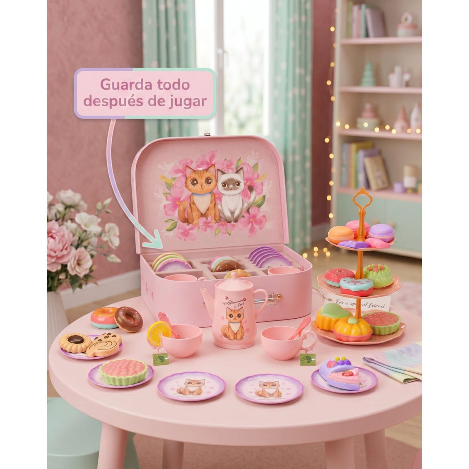Maleta Juguete Unicornio Con Set T&eacute; Infantil Cocina image number 28.0