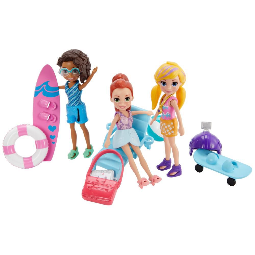 Polly Pocket! Pack 3 Muñecas image number 1.0