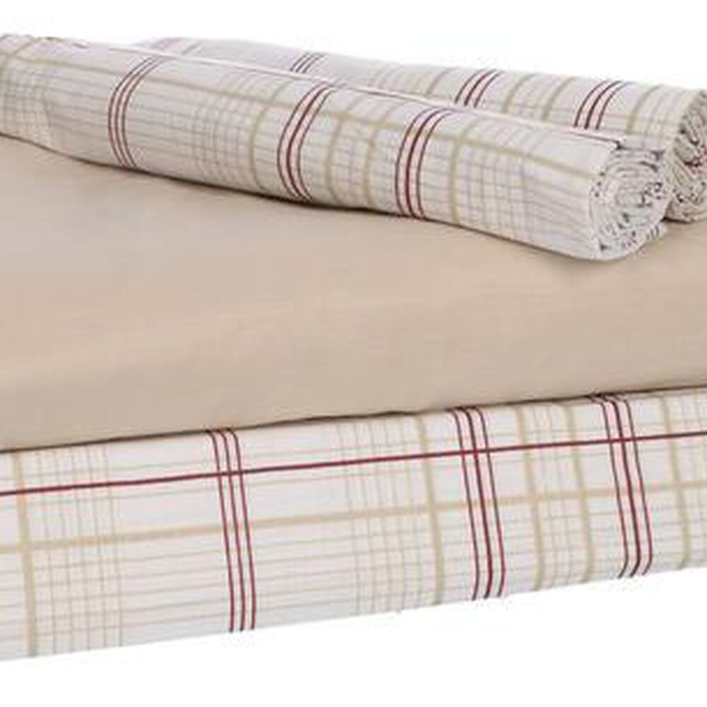 Sabana Andes Estampada 180 Hilos Escoces 106 2 Plaza image number 1.0