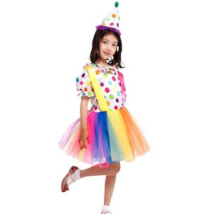 Disfraz Infantil Payaso Niña Carnaval