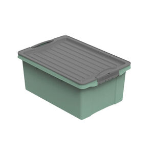 Caja Compact A4 13 Lt 39x18x27 Cm Rotho Verde Eco