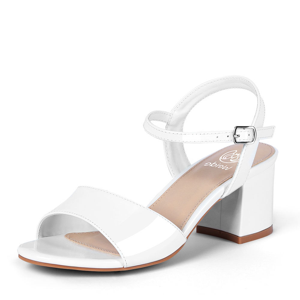 Sandalia Casual Taco Blanca Mujer Weide Gh64 image number 2.0