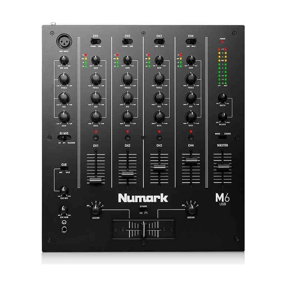 Mezclador Scratch 3 Canales Para Djs M6 Usb Black - Numark image number 0.0