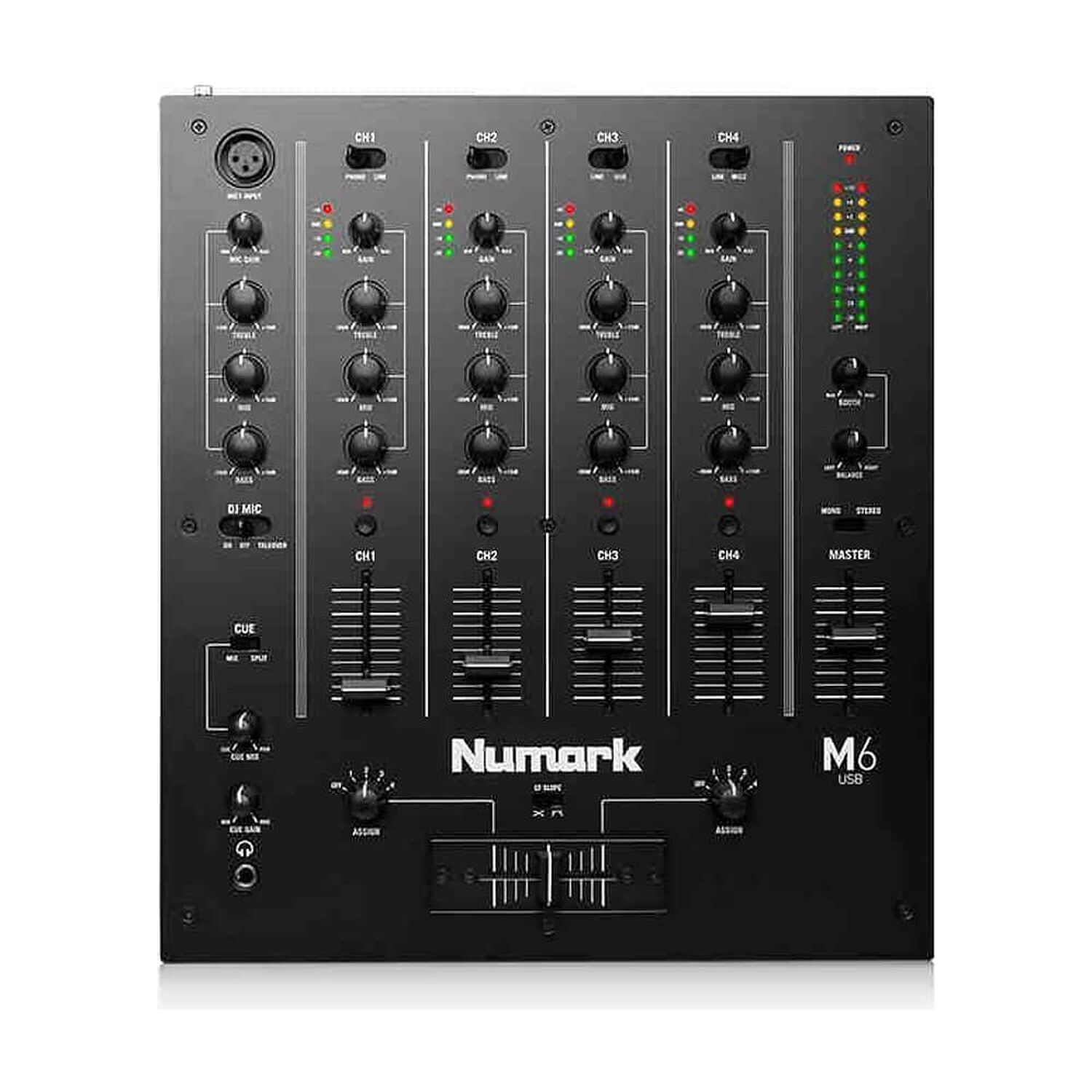 Mezclador Scratch De 3 Canales Para Djs M6usb Black-numar image number 0.0