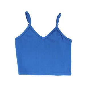 Polera Crop Sin Mangas Cuello V Mujer Rolly Go