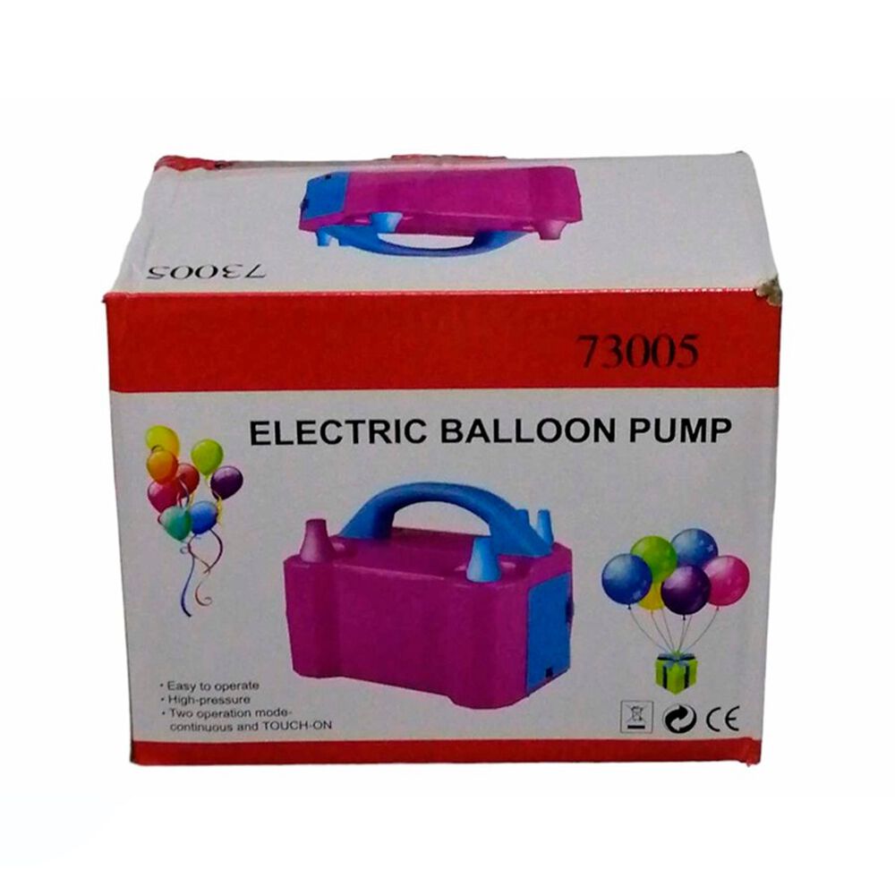Inflador De Globos El&eacute;ctrico Port&aacute;til Doble Boquilla image number 3.0