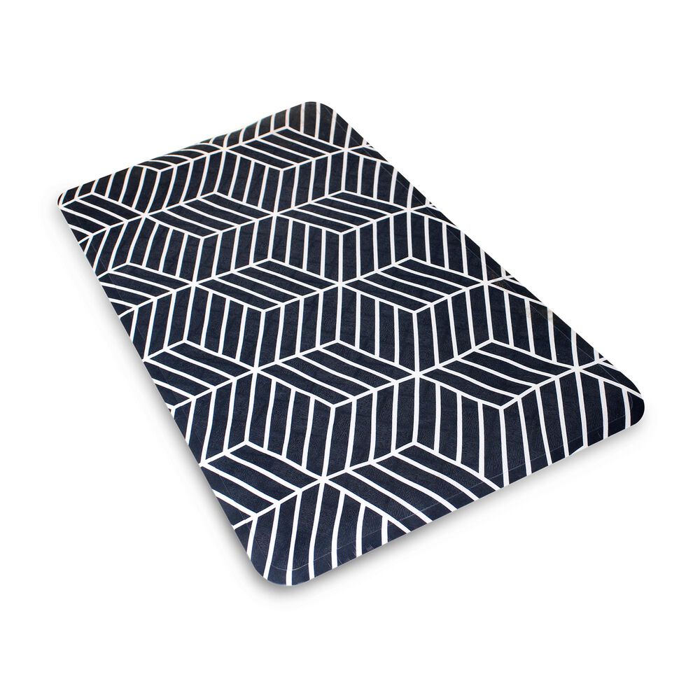 Alfombra De Ba&ntilde;o Nautica Home Pvc Antideslizante 39x69cm Azul-blanco image number 3.0