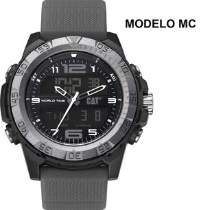 Correa Pulsera Cat Hombre Mc Gris