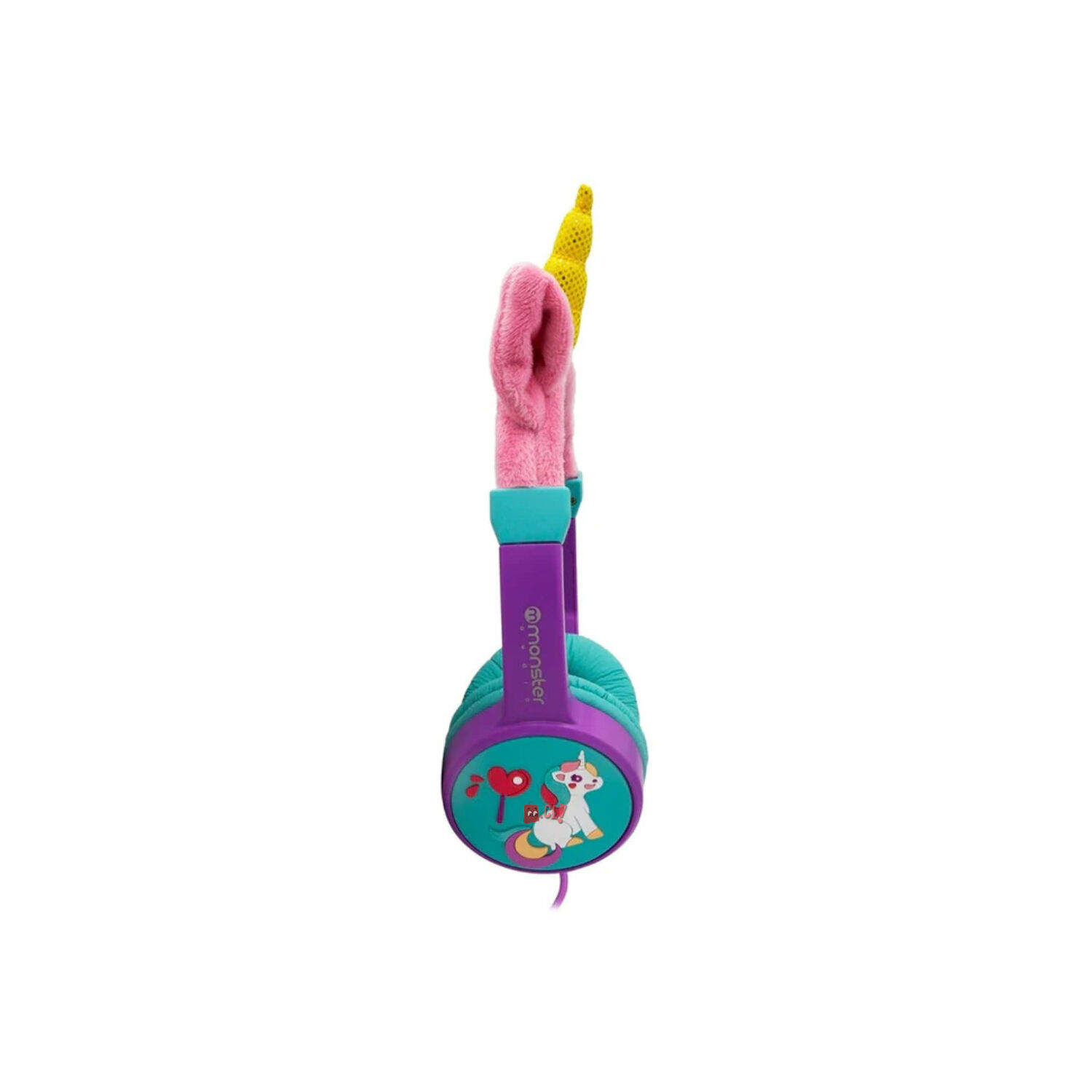 Aud&iacute;fonos Dise&ntilde;o Unicornio Color P&uacute;rpura Monster - Ps image number 2.0