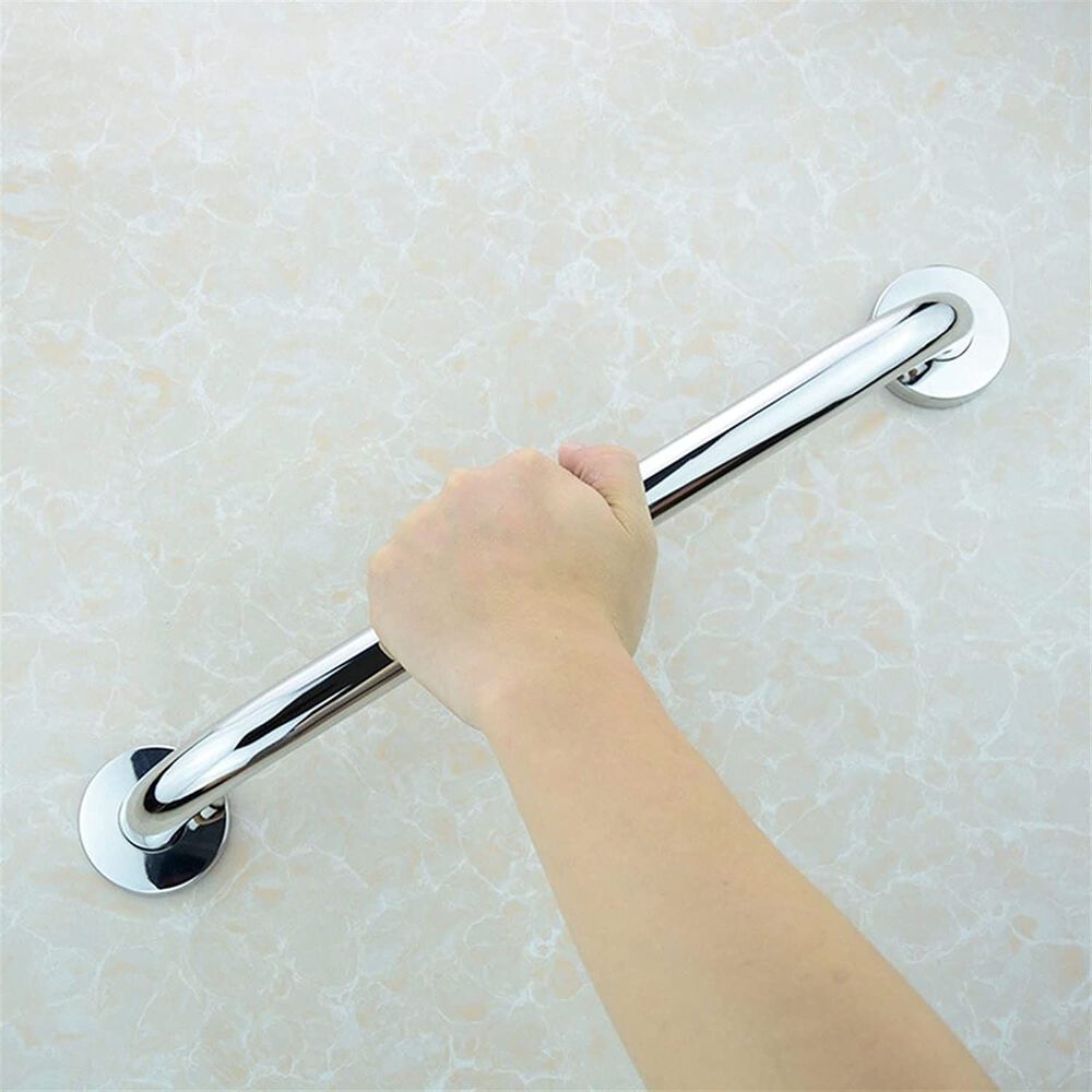 Set 2 Barras Seguridad Baño Wc Pasamanos Acero Inoxidable 40 Cm image number 1.0