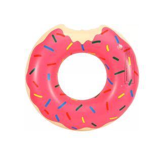 Flotador Dona Donuts Frutilla 70 Cm Inflable Salvavidas