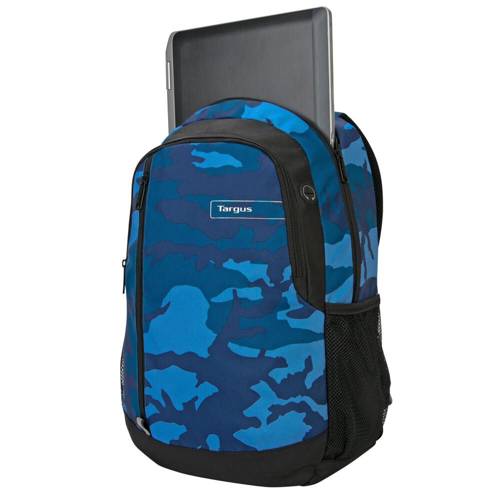 Pack Targus Mochila 15,6 Morral Lonchera Estuche Camo Azul image number 7.0