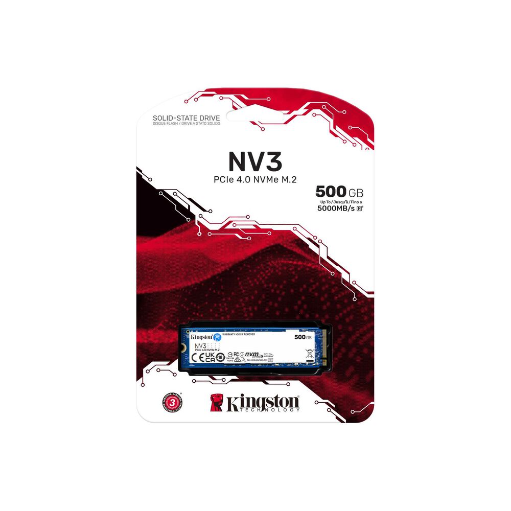 Unidad De Estado Sólido Kingston Nv3 500gb Nvme Pcie 4.0 image number 2.0
