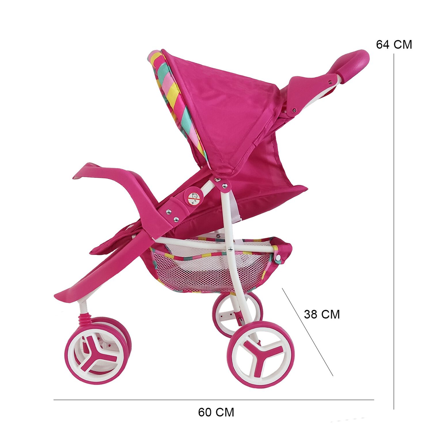 Coche De Juguete Para Mu&ntilde;eca Jogger Unicornio Bebesit image number 5.0