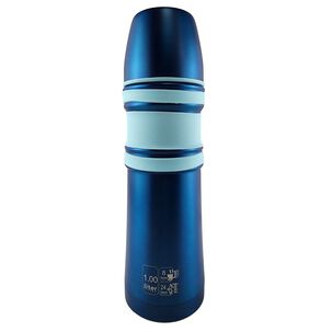 Termo Mega Slim Ii 1l Acero Inoxidable Bebidas Calientes Frias Azul