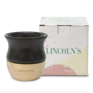 Mate Ceramica Madera Nauru Negro Lincoln's