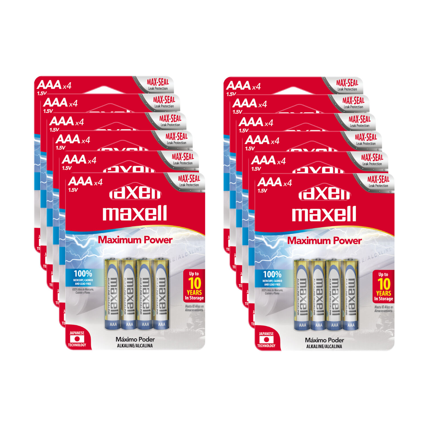 Pack 48 Pilas Alcalinas Aaa Blister 4 Uds. image number 0.0
