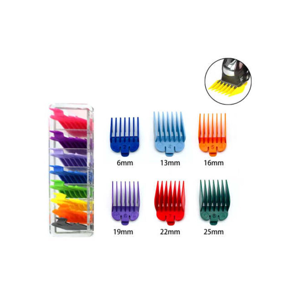 Set De 8 Peines O Clipper Para Maquina De Corte image number 3.0