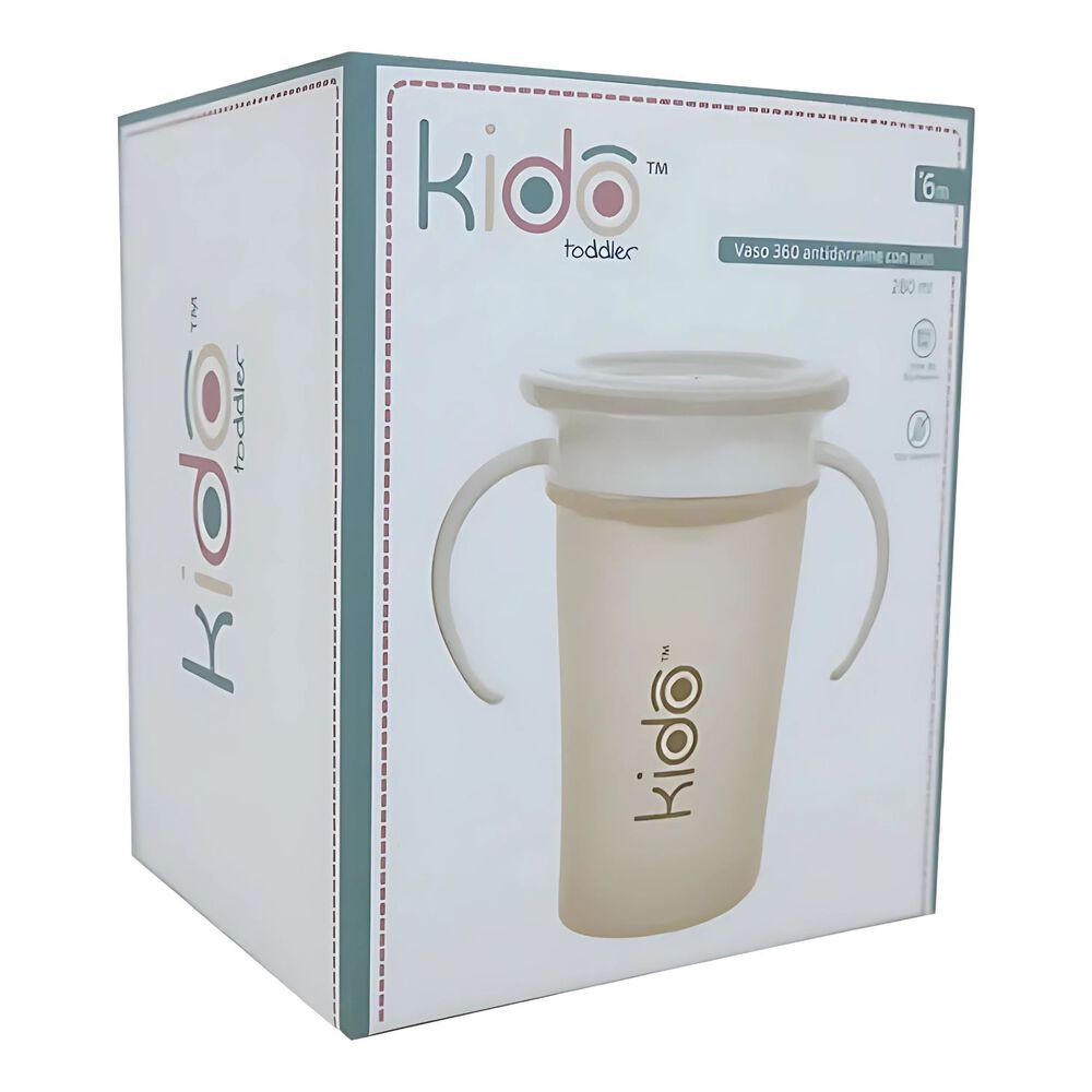 Vaso Antiderrame Toddler 360 Para Niños Colores Kido - Ps image number 0.0