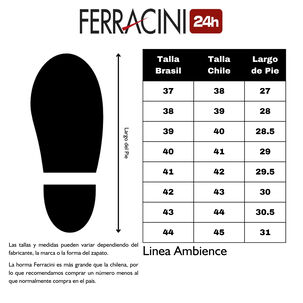 Botin Ferracini Hombre 5336 Ambience Negro Casual