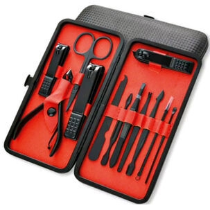 Kit Podología 12 Piezas Manicura Completa Y Portátil - Ps