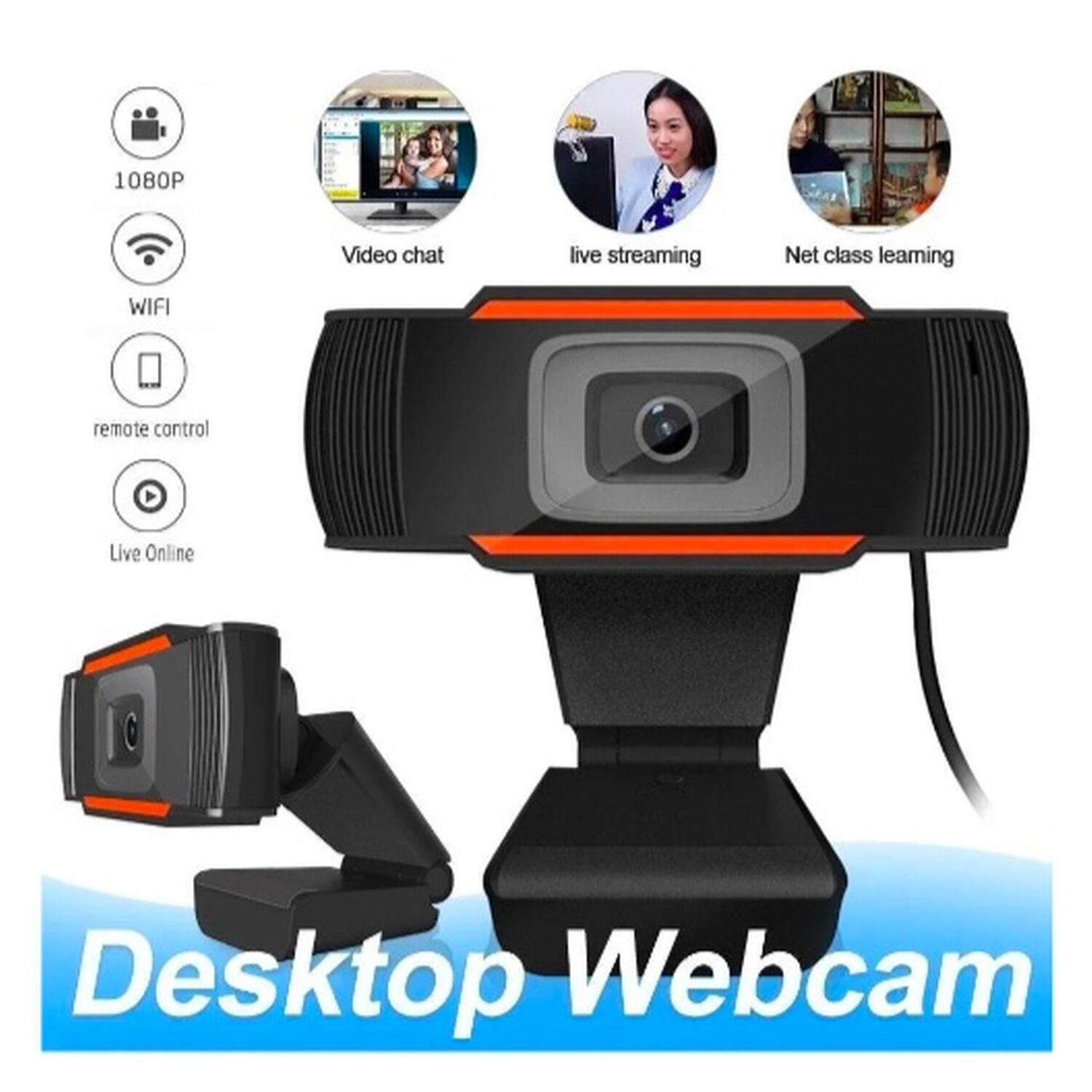 Camara Web Hd 720p Con Micr&oacute;fono Incorporado image number 2.0