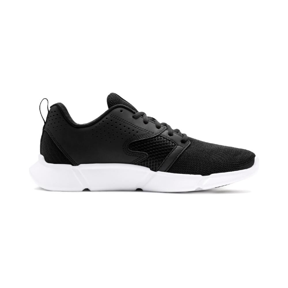 Zapatilla Running Hombre Puma Interflex Modern Negro/blanco image number 3.0