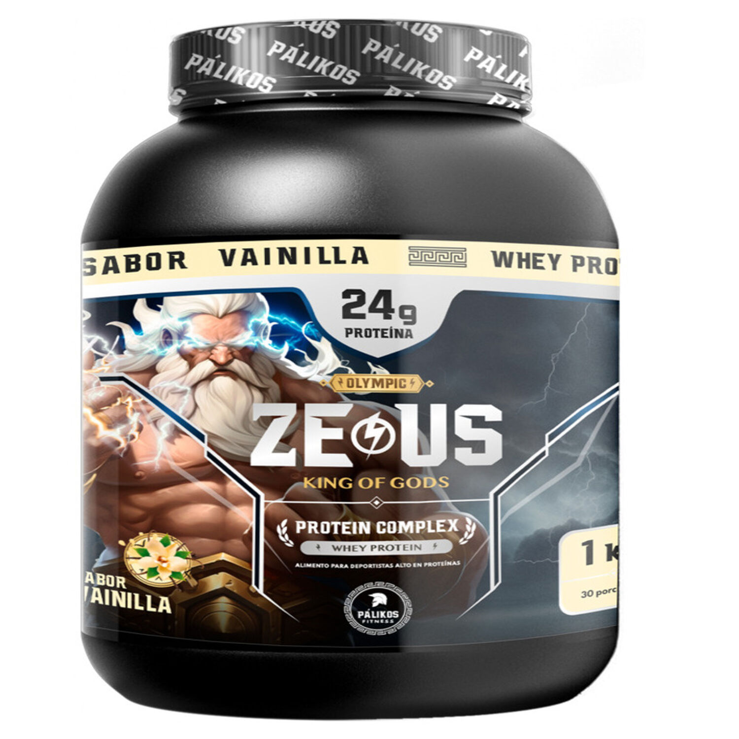 Proteina Zeus Complex 1kg (sabor Vainilla) / 30 Servicios / Calidad Garantizada (ver Foto) image number 0.0