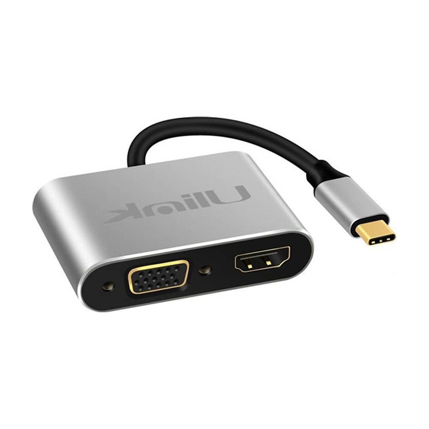 Hub Adaptador 4 En 1 Type-c A Hdmi 4k + Vga + Usb 3.0+ Usb C image number 7.0