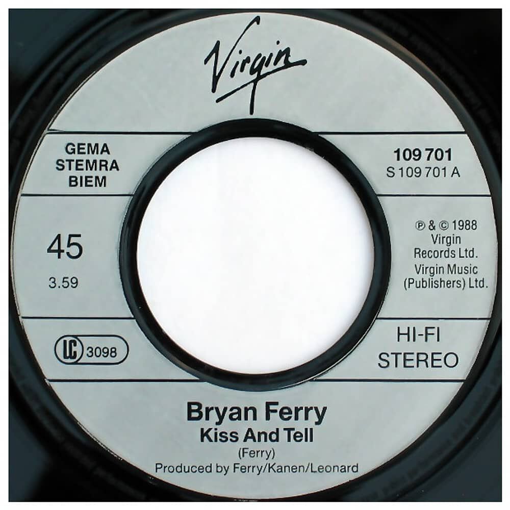 Bryan Ferry - Kiss And Tell | 7" Single Usado image number 2.0