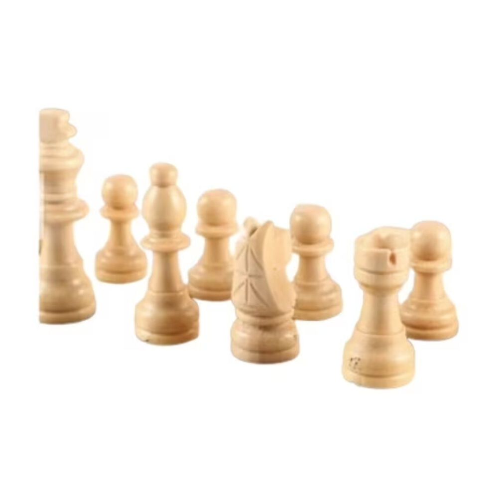 Juego Ajedrez Port&aacute;til De Madera Con Botella Y Vasos Metal image number 3.0