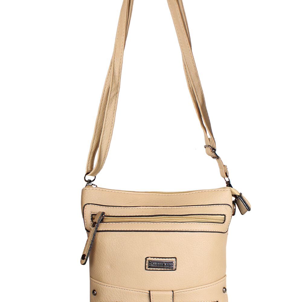 Cartera Bandolera Pola Beige Anabella Sachi image number 0.0