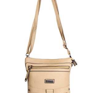 Cartera Bandolera Pola Beige Anabella Sachi
