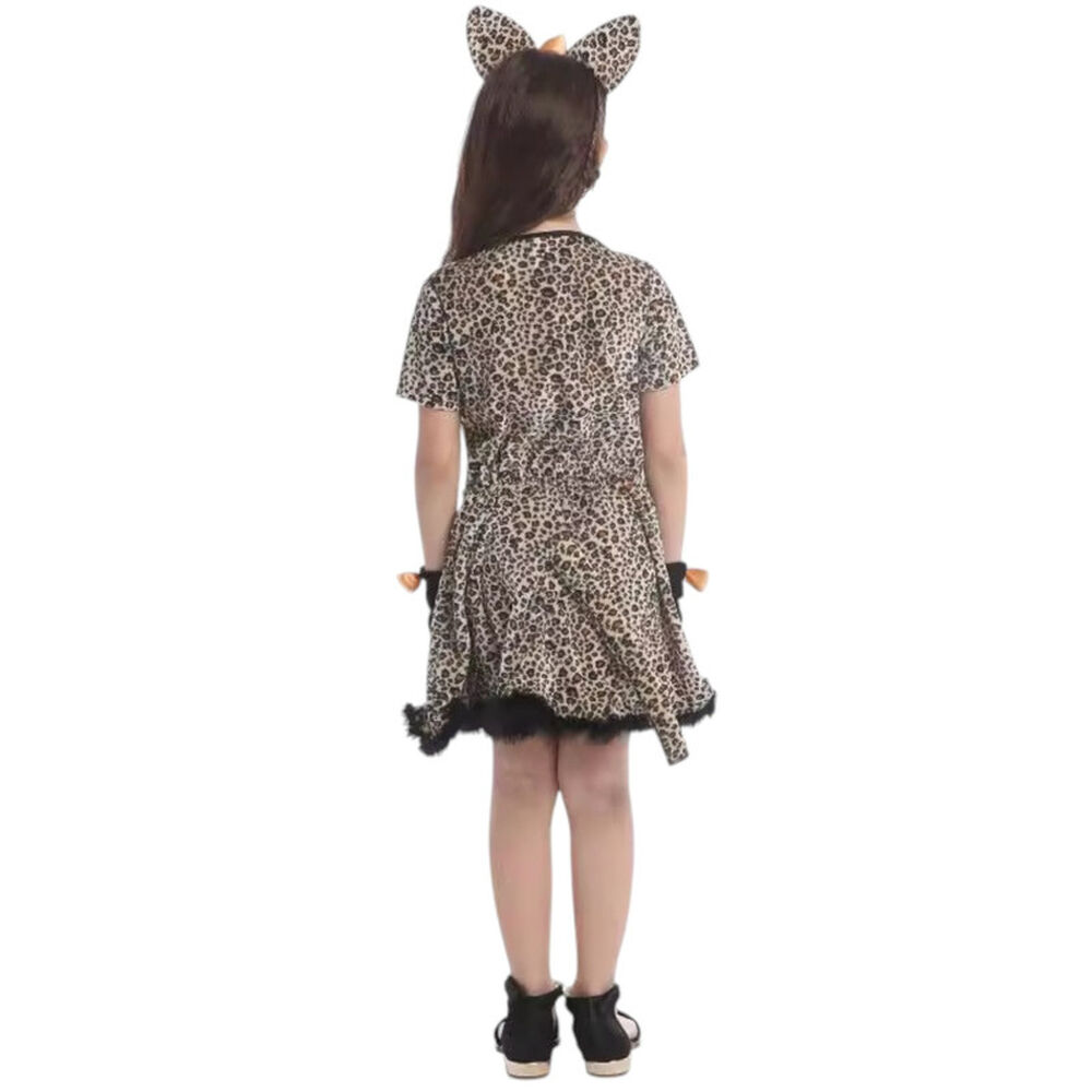 Disfraz Infantil Gato Vestido Niña image number 2.0