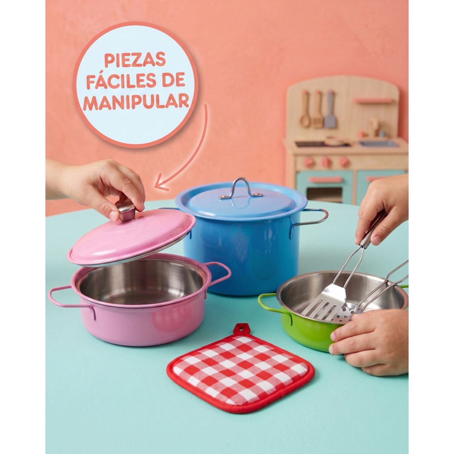 Maleta Juguete Unicornio Con Set T&eacute; Infantil Cocina image number 20.0