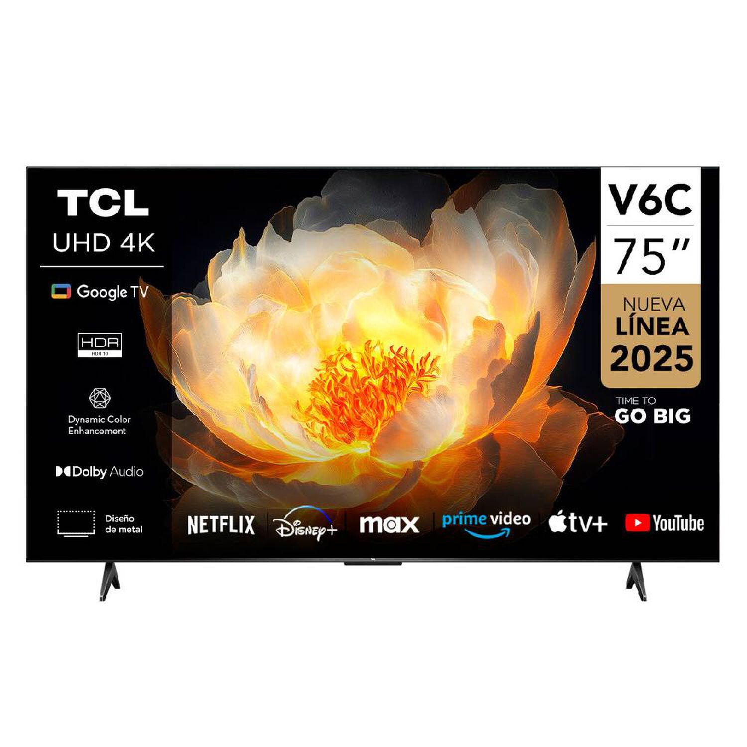 Led 75" TCL V6C / Ultra HD 4K / Smart TV